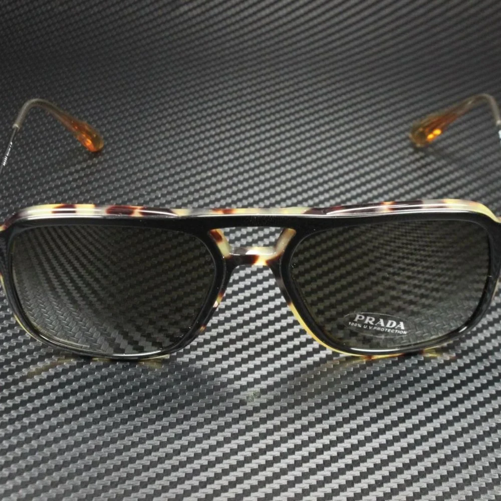 Prada Men's Black Havana and Brown Sunglasses!